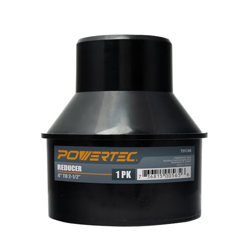 美國POWERTEC 70136 集塵轉接縮管系列 4吋轉2-1/2吋
