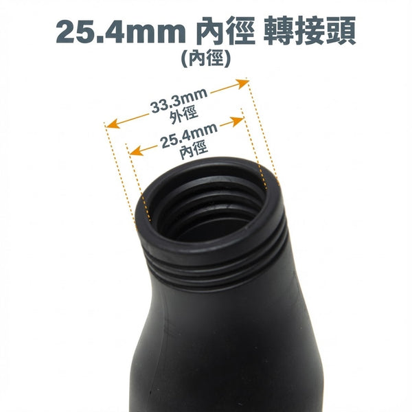 Powertec 70378 集塵轉接頭 1吋 快拆 通用型EVA管件套組 專用配件 小型手持工具專用