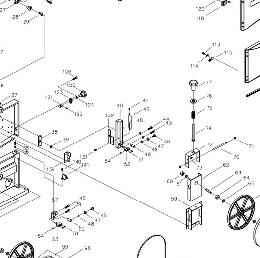 【得擘】美國 POWERTEC 桌上型9吋帶鋸機 47號培林