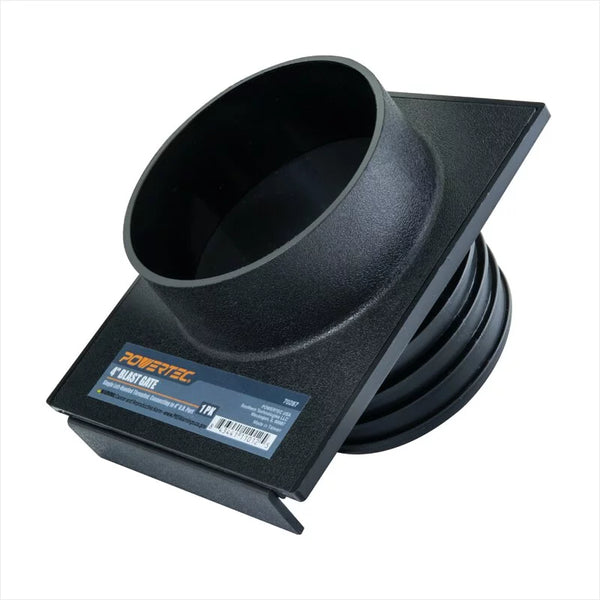 美國 POWERTEC 70287 4吋單螺左旋塑膠吸風閘(外徑)