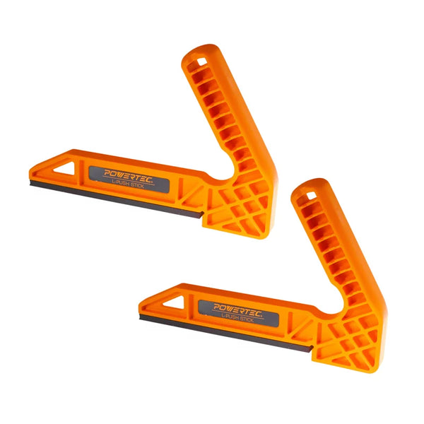 美國 POWERTEC 71338 L型安全推把(兩件組)