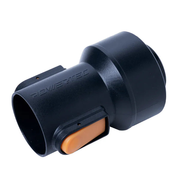 POWERTEC 70479 快速更換集塵轉接頭｜2-1/2 吋（約 63 mm）轉 1-1/2 吋（約 38 mm）吸塵管接頭｜木工集塵系統配件