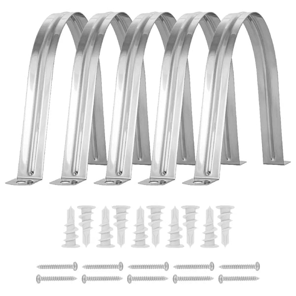 美國 POWERTEC 70258 集塵管吊勾 歐姆夾 4" 5個/組 附安裝螺絲