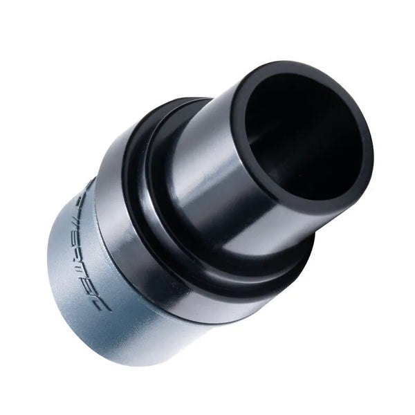 POWERTEC 吸塵管轉接頭 70463｜雙件式設計｜適用1-1/4"左旋螺紋吸塵管｜ABS+PVC材質